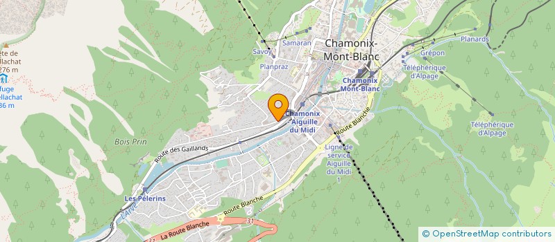 localisation de l'entreprise LA ROCHE  CHAMONIX-MONT-BLANC