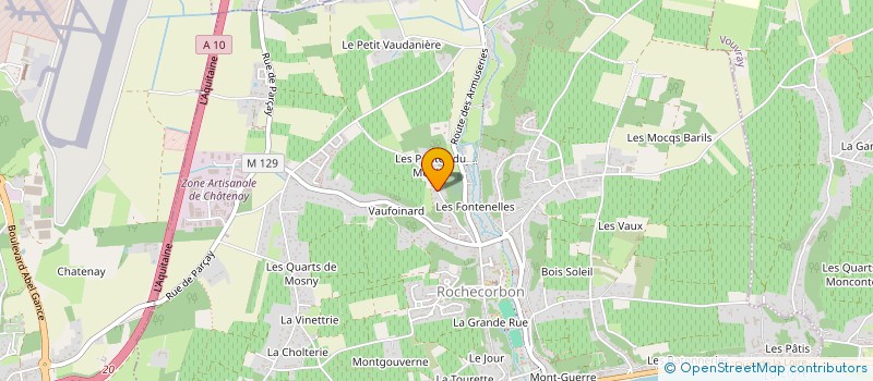localisation de l'entreprise LA ROCHE à ROCHECORBON
