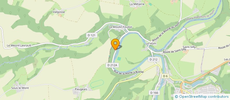 localisation de l'entreprise LA ROCHE A BUNEL  THURY-HARCOURT-LE-HOM