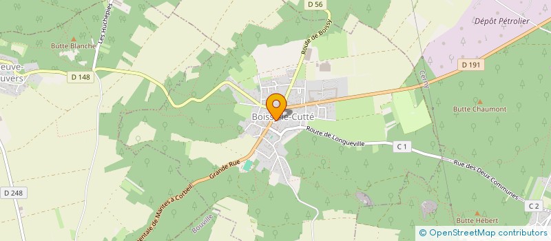 localisation de l'entreprise LA ROCHE A L'EAU  ORVEAU