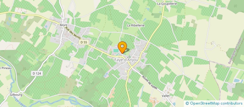 localisation de l'entreprise LA ROCHE DE JOUE  TERRANJOU