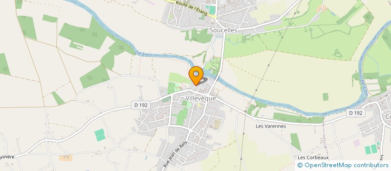 localisation de l'entreprise LA ROCHE DES SORCIERES  RIVES-DU-LOIR-EN-ANJOU