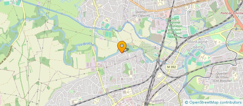 localisation de l'entreprise LA ROCHE DU PAGE  ECKBOLSHEIM