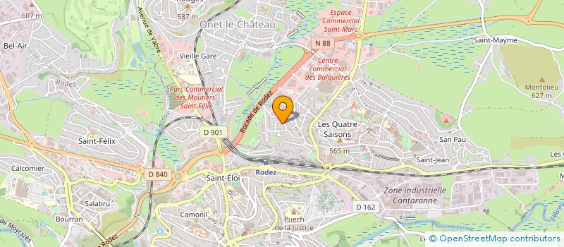 localisation de l'entreprise LA ROCHE NOIRE TECHNOLOGY à ONET-LE-CHATEAU