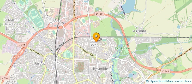 localisation de l'entreprise LA ROCHE PETANQUE à LA ROCHE-SUR-YON