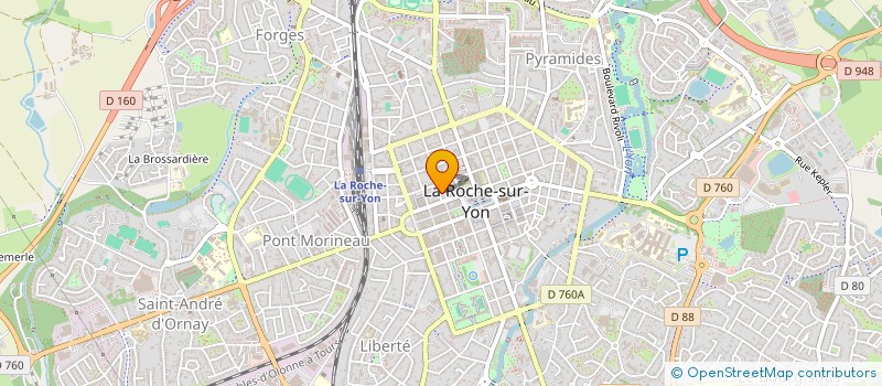 localisation de l'entreprise LA ROCHE-SUR-YON AGGLOMERATION à LA ROCHE-SUR-YON