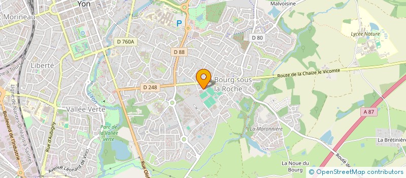 localisation de l'entreprise LA ROCHE SUR YON JUDO à LA ROCHE-SUR-YON