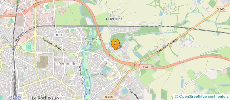 localisation de l'entreprise LA ROCHE SUR YON TWIRLING à LA ROCHE-SUR-YON