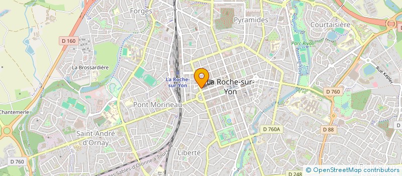 localisation de l'entreprise LA ROCHE TELETH'YON  LA ROCHE-SUR-YON