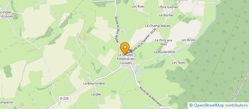 localisation de l'entreprise LA ROCHE TRANSPORT à LA ROCHE-MABILE