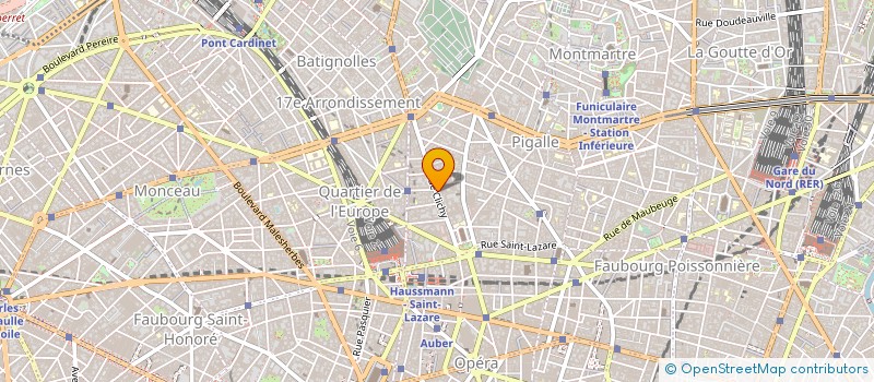 localisation de l'entreprise LA ROCHEFORDIERE & ASSOCIES  PARIS