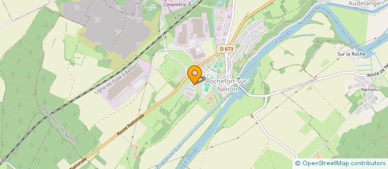 localisation de l'entreprise LA ROCHEFORTAINE à ROCHEFORT-SUR-NENON