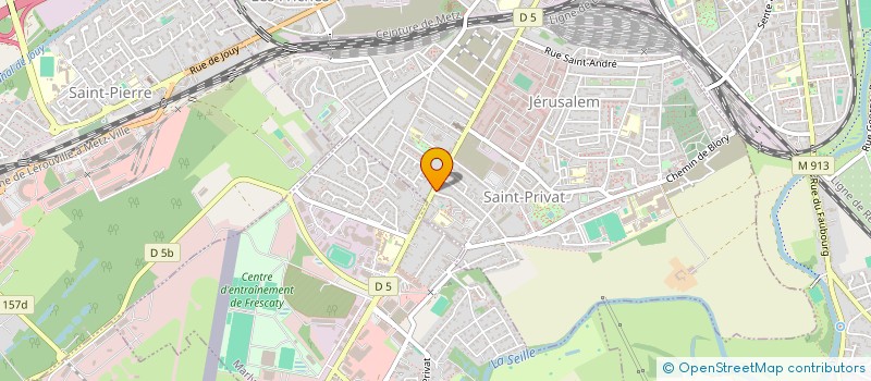 localisation de l'entreprise LA ROCHELAISE  MONTIGNY-LES-METZ