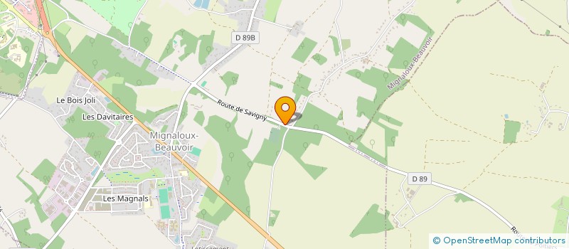 localisation de l'entreprise LA ROCHELAISE DE BEAUVOIR  MIGNALOUX-BEAUVOIR