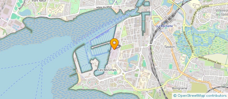 localisation de l'entreprise LA ROCHELLE ACCASTILLAGE à LA ROCHELLE