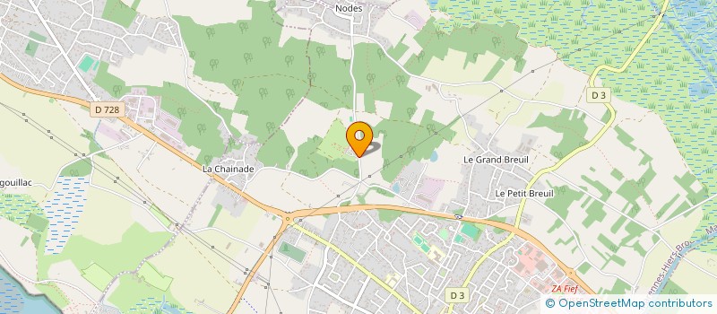 localisation de l'entreprise LA ROCHELLE AVENTURE à MARENNES-HIERS-BROUAGE