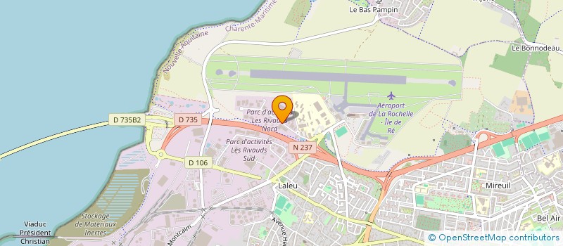 localisation de l'entreprise LA ROCHELLE GLASS SERVICE  LA ROCHELLE