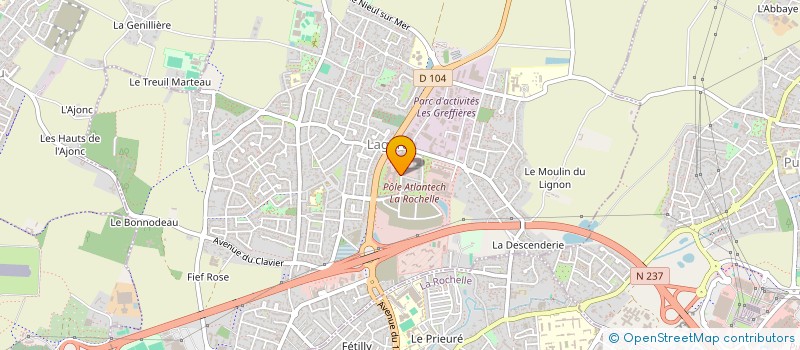 localisation de l'entreprise LA ROCHELLE IMMOBILIER  LAGORD