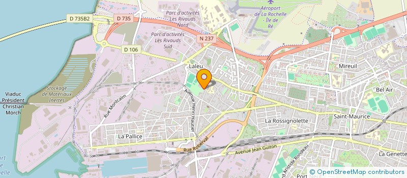 localisation de l'entreprise LA ROCHELLE NORDIQUE  LA ROCHELLE