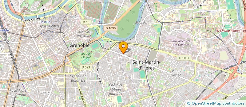 localisation de l'entreprise LA ROCHETTE  SAINT-MARTIN-D'HERES