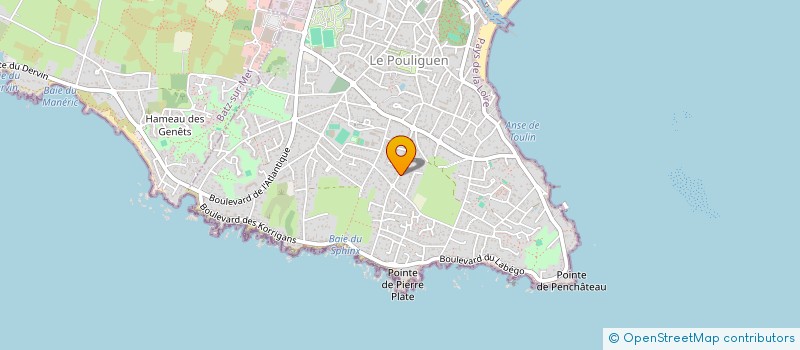 localisation de l'entreprise LA ROCHETTE  LE POULIGUEN