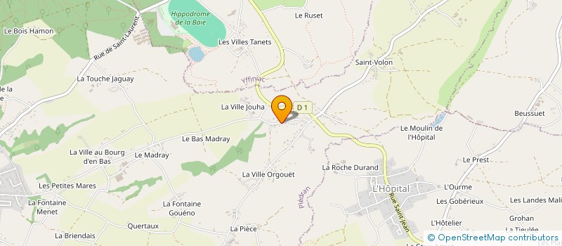 localisation de l'entreprise LA ROCHETTE LES PINS  PLEDRAN