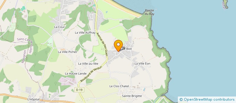 localisation de l'entreprise LA ROCHEVEN PAYSAGE à SAINT-CAST-LE-GUILDO