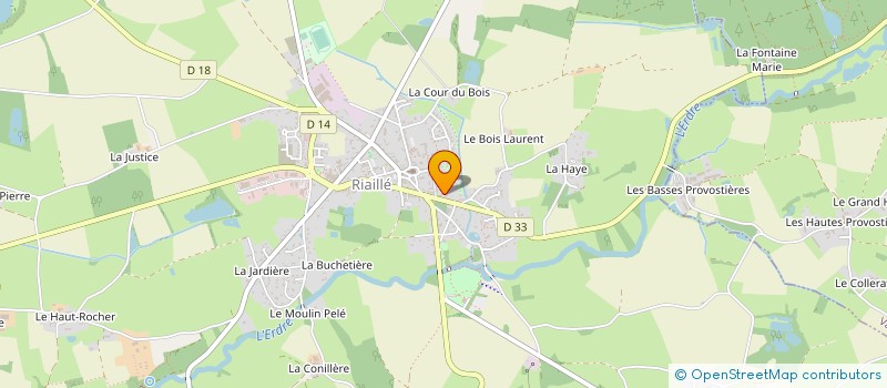 localisation de l'entreprise LA ROCK BOX  RIAILLE