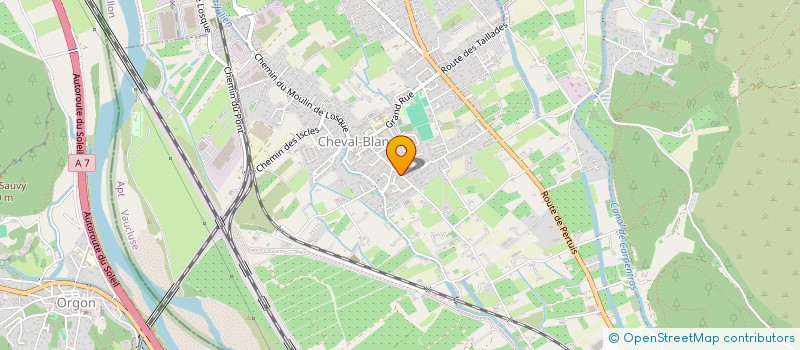 localisation de l'entreprise LA RODE  CHEVAL-BLANC