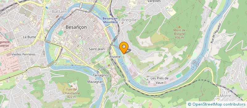 localisation de l'entreprise LA RODIA  BESANCON