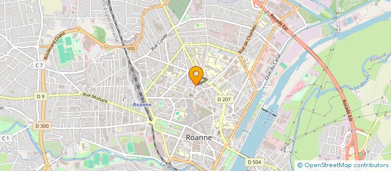 localisation de l'entreprise LA RODUMNA  ROANNE