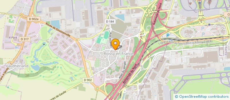 localisation de l'entreprise LA ROISSEENNE  ROISSY-EN-FRANCE