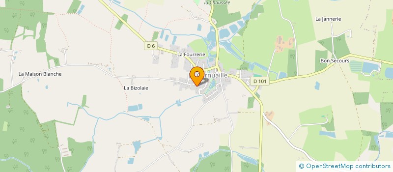 localisation de l'entreprise LA ROLANDIERE  VAL D'ERDRE-AUXENCE