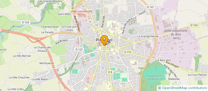 localisation de l'entreprise LA ROM'ANTIQUE  PLOERMEL