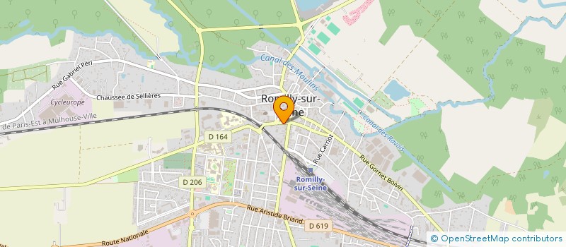 localisation de l'entreprise LA ROMA  ROMILLY-SUR-SEINE