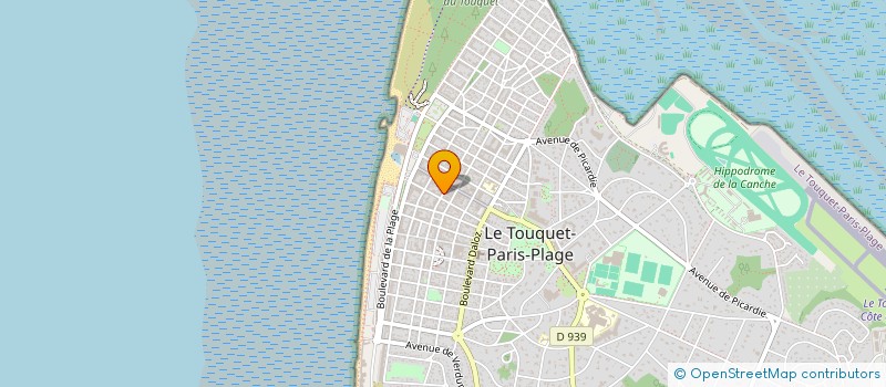 localisation de l'entreprise LA ROMA à LE TOUQUET-PARIS-PLAGE