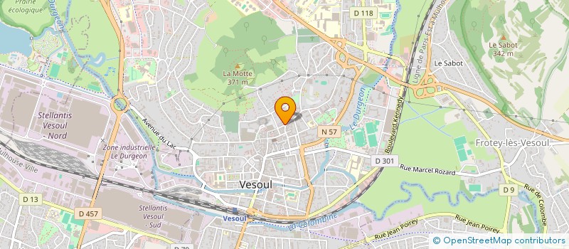 localisation de l'entreprise LA ROMA SARL  VESOUL