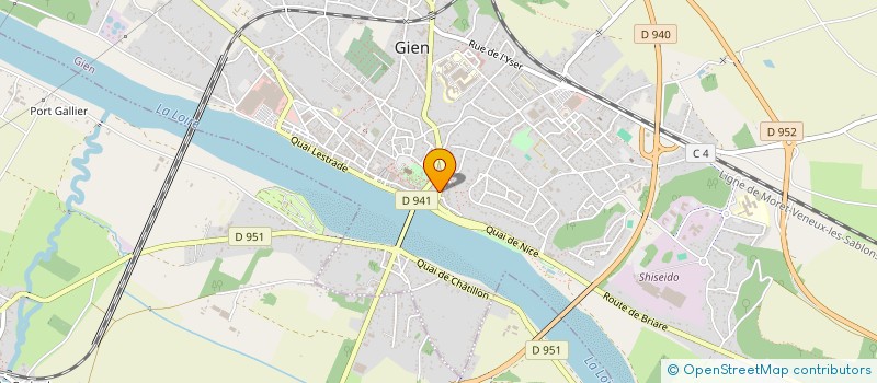 localisation de l'entreprise LA ROMAGNOLA à GIEN