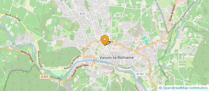 localisation de l'entreprise LA ROMAINE  VAISON-LA-ROMAINE