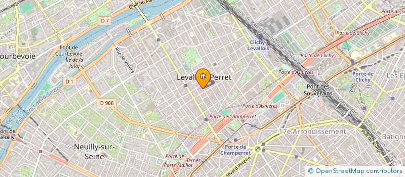 localisation de l'entreprise LA ROMANA à LEVALLOIS-PERRET