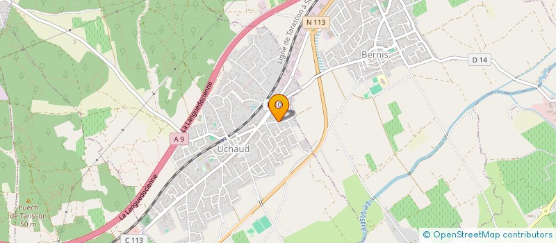 localisation de l'entreprise LA ROMANCE  BERNIS