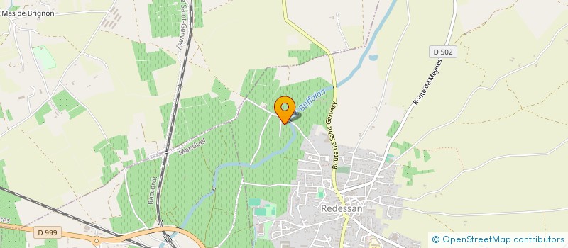 localisation de l'entreprise LA ROMANE  REDESSAN