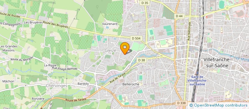 localisation de l'entreprise LA ROMANEE INVESTISSEMENTS  GLEIZE