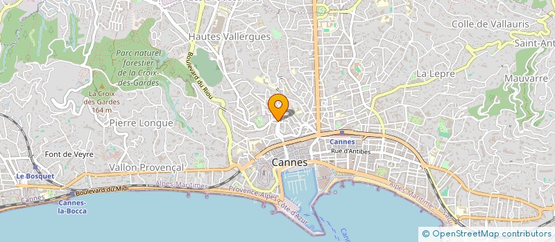 localisation de l'entreprise LA ROMANELLA à CANNES