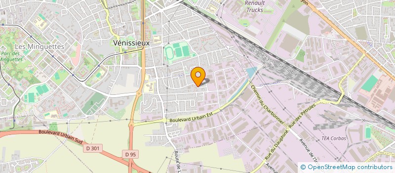 localisation de l'entreprise LA ROMANESCA  VENISSIEUX