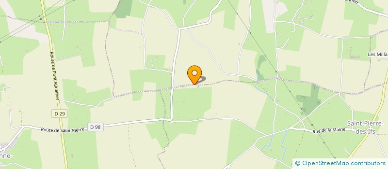 localisation de l'entreprise LA ROMANTIQUE  SAINT-PIERRE-DE-SALERNE