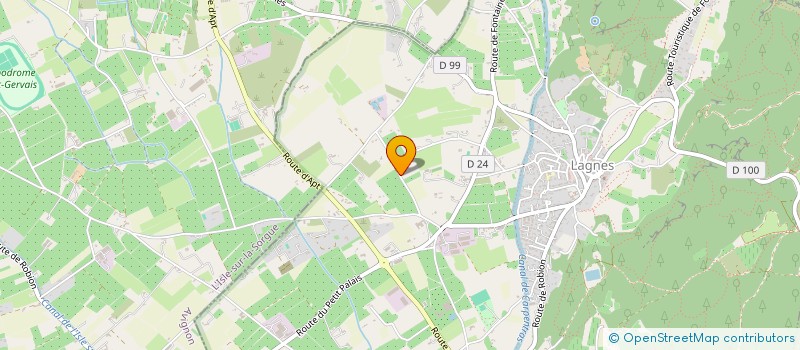 localisation de l'entreprise LA ROMARINE  LAGNES