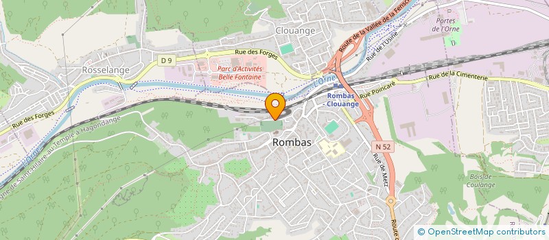 localisation de l'entreprise LA ROMBAGUETTE  ROMBAS