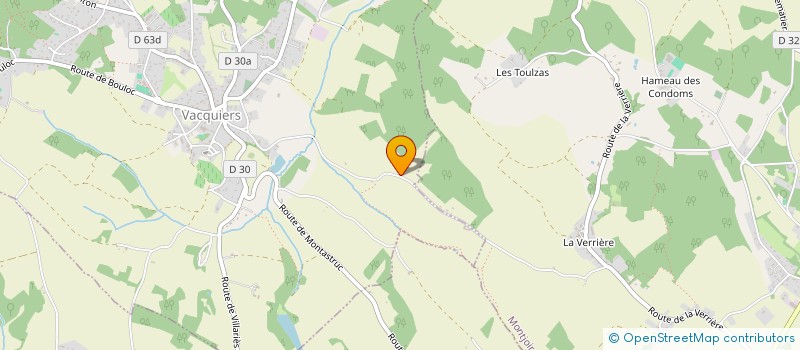 localisation de l'entreprise LA ROMIEU  VACQUIERS