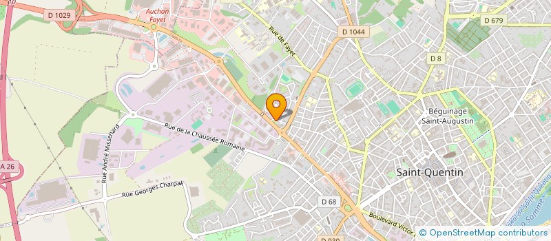 localisation de l'entreprise LA ROMILINE à SAINT-QUENTIN